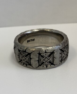 Scott Kay Palladium Mens Ring