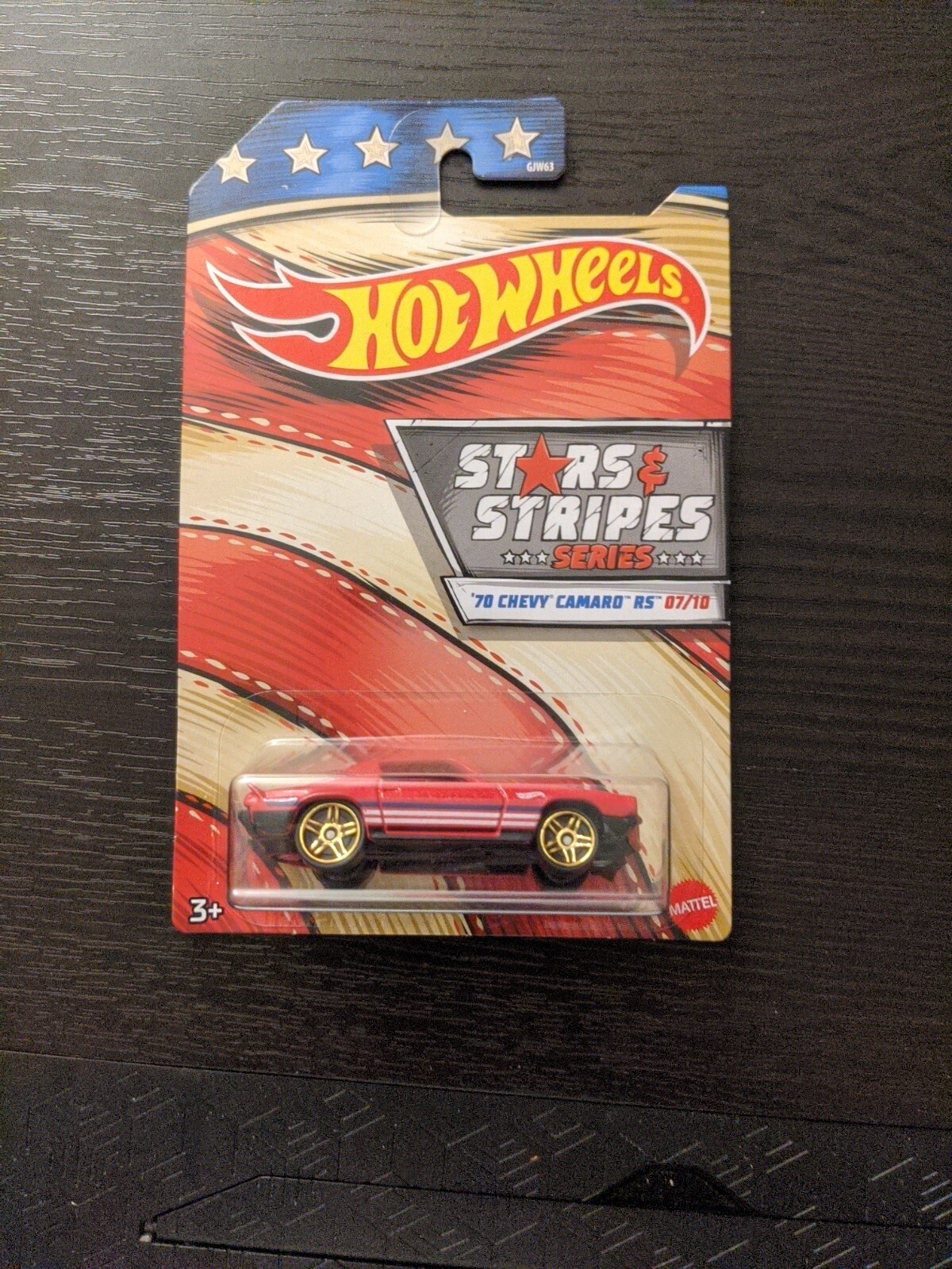 Hot Wheels 1970 Chevrolet Camaro RS 1:64 Scale Die-Cast Car - Stars & Stripes Series