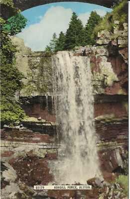 09541 - Postkarte mit Ashgill Force Wasserfall, Alston