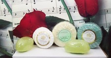 Gilchrist  Soames Soaps Set. 0.75 Oz., 1.5 Oz. and 2.8 Oz.