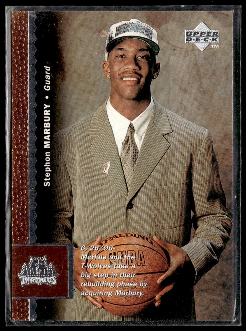 1996 Upper Deck #74 Stephon Marbury Excellent