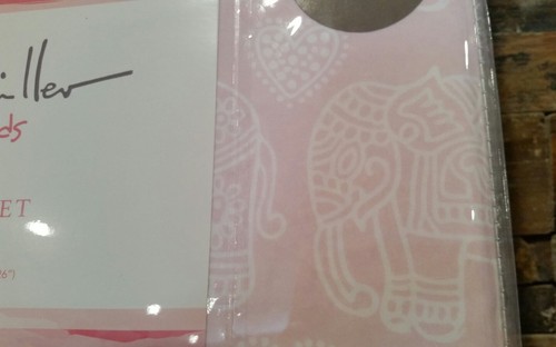 *NEW* Nicole Miller Home Kids Full 3 Pc Elephant Hearts Duvet Set Polyester Soft - Picture 2 of 5