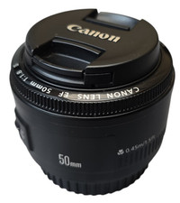 Canon EF 50mm f/1.8 II Standard Portrait Prime Lens for DSLR EOS - 52mm Filter