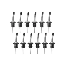 Liquor Pour Spouts, 12 Pack, Stainless Steel, Precise & Food,Grade Quality
