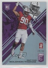 2017 Panini Elite Draft Picks Aspirations Purple 24/99 Solomon Thomas #126 0f6