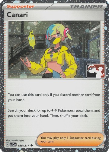 Canari - Ascended Heroes (NM) Reverse Holo 185/217 Supporter | eBay