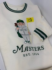 The Masters Gnome Crewneck Sweatshirt in White 2026 NWT New