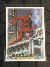 2024 SkyBox Marvel Masterpieces 92 Platinum Daredevil #12 Canvas