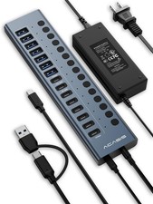 ACASIS Powered USB C Hub, 16in1 USB 3.2 Hub 10Gbps, 6 USBA 3.2  2 USBA 2.0 ...