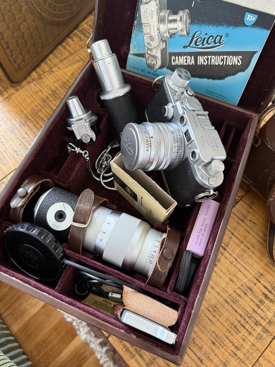 Vintage Leica Ernst Leitz Wetzlar Camera Set – Made in Ger (Serial
