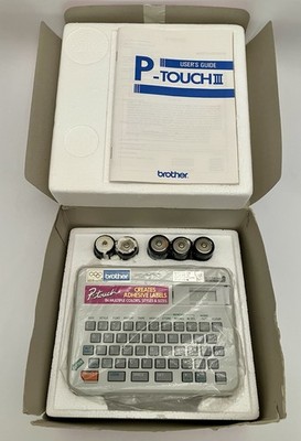 Brother P-Touch III Electronic Labeling System PT-10  Appears Unused CIB VTG