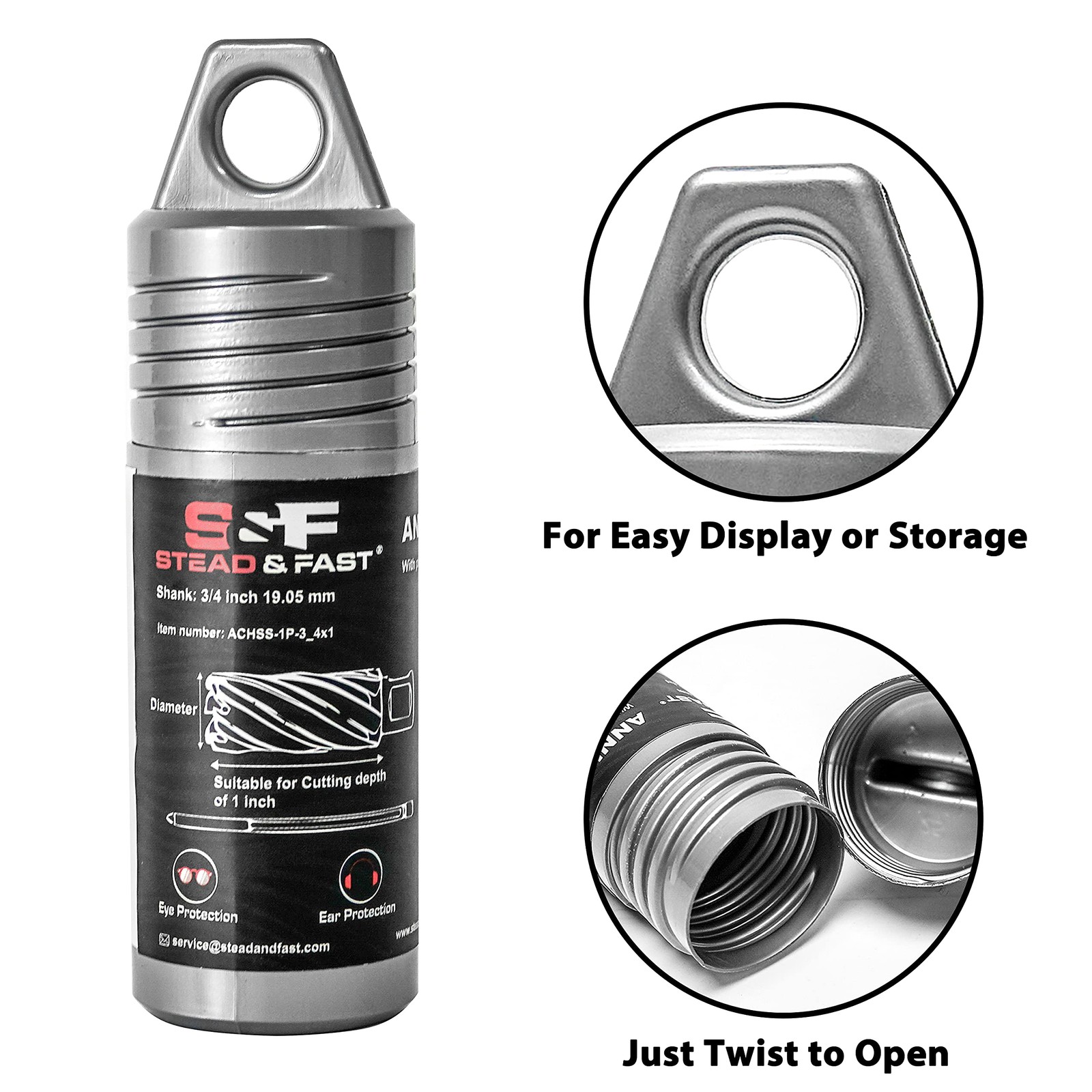 Annular Cutter, 3/4" Cutting Diameter x 1" Depth of Cut for Magnetic Drill Pr...