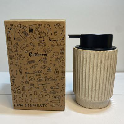 Fun Elements Bathroom Soap Dispenser 16 Oz Luxurious Hand Soap Dispenser