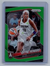 2025 Panini Prizm WNBA #11 Rhyne Howard Green Prizms Atlanta Dream