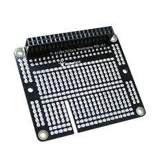 Raspberry Pi 3 Prototyping Board Proto Breadboard HAT by MakerSpot Soldered with