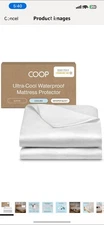 Coop Home Goods Ultra-Cool Waterproof Mattress Protector - Queen (60 x 80 in)