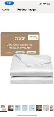 Coop Home Goods Ultra-Cool Waterproof Mattress Protector - Queen (60 x 80 in)