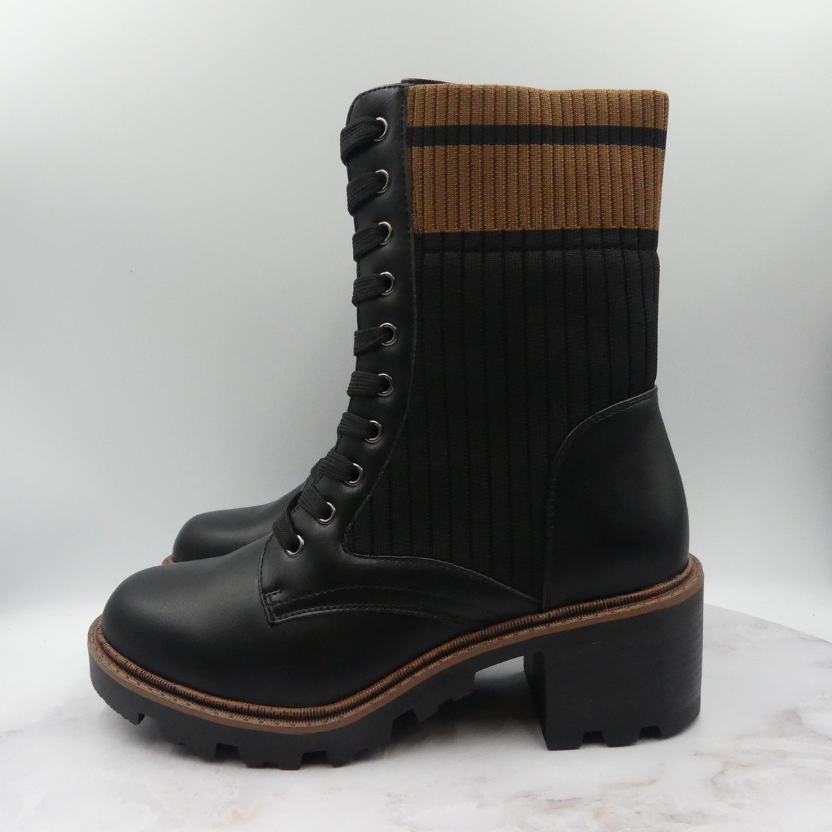 EVANS Joyce Wide Fit Lace-Up Boot – Edgy & Comfortable