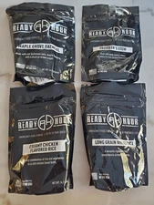 Ready Hour Emergency Food Supply 4 packs Freeze dried  rice stew oatmeal- 1