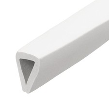 Rubber Edge Trim 5/16" 8mm x6.6Ft U Channel Protector 9-11mm White 13x15mm 