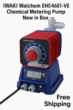 IWAKI Walchem EHE46E1-VE Chemical Metering Pump 360 SPM - New in Box