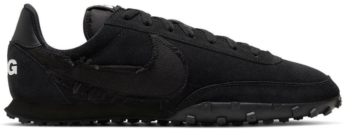 Nike Comme des Garçons x Waffle Racer Black for Sale