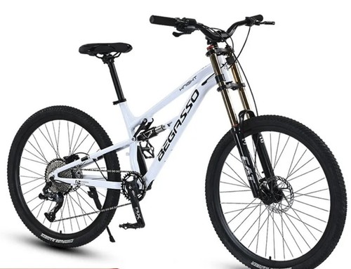 Ammortizzatore Mountain Bike Lega Alluminio Soft Tail 21 Velocità Alta Downhill - Foto 4 di 6