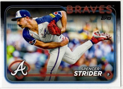 2024 Topps Series One Baseball Spencer Strider No. 11 Atlanta Braves