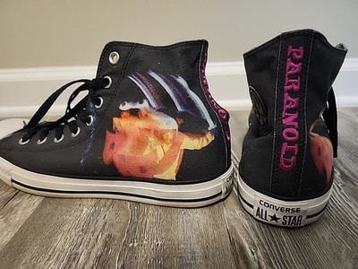 Converse  Black Sabbath Paranoid Album Art Chucks MENS SIZE 10 