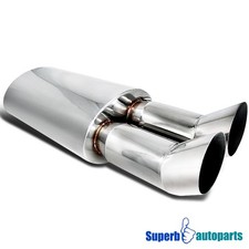 Universal 3 Hi-power Dual Tip Dtm Exhaust Muffler