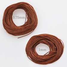 CraftCafe Macrame Waxed Cord Brown Approx. 10m
