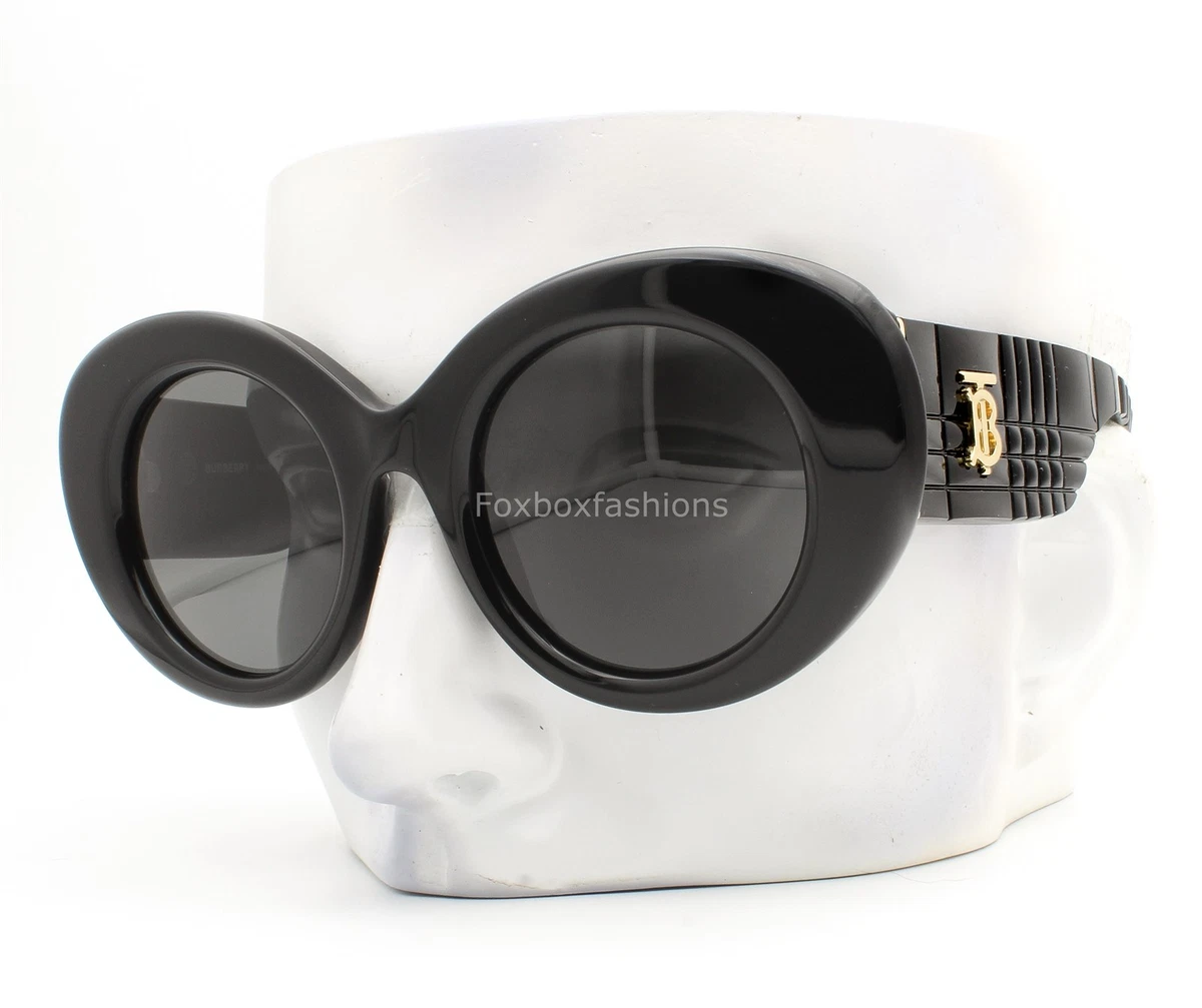 Burberry Gold Round Sunglasses for Women for sale | eBay display picture 1