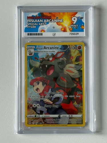 Hisuian Arcanine graded ACE 9 for sale on eBay