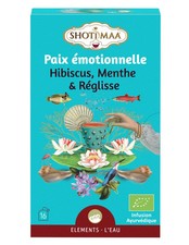 Tisane Bio Paix Émotionnelle - Hibiscus, Menthe &
