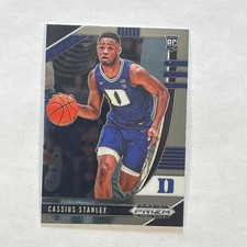 2020 Panini Prizm Draft Picks #68 Cassius Stanley Rookie Duke Blue Devils Card. rookie card picture