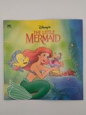 Disney Golden Book Soft Cover Little Mermaid From The Mid 90's Brand New