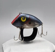 Vintage Pico Perch Translucent Black Red crankbait Fishing Lure