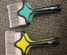 2× Harris Trade Timbercare 4 %/" Exterior Angled paintbrush