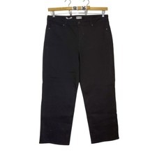 Ava  Viv Women's Black High Rise Straight Leg Denim Jeans Size 18W