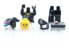 Used LEGO&reg; Minifigure Lucy Wyldstyle Hood Down with DETECTING RELIC