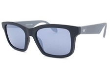 Adidas Originals Sunglasses Matte Black Grey w/ Silver Mirror Lenses OR0105 02C