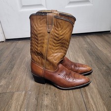 Vintage ACME 2394 2315 MENS leather Cowboy Boot Mens Size 4.5D Womans 6D