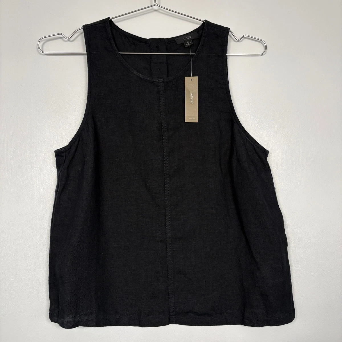 Linen Black Tank Tops for Women for sale | eBay