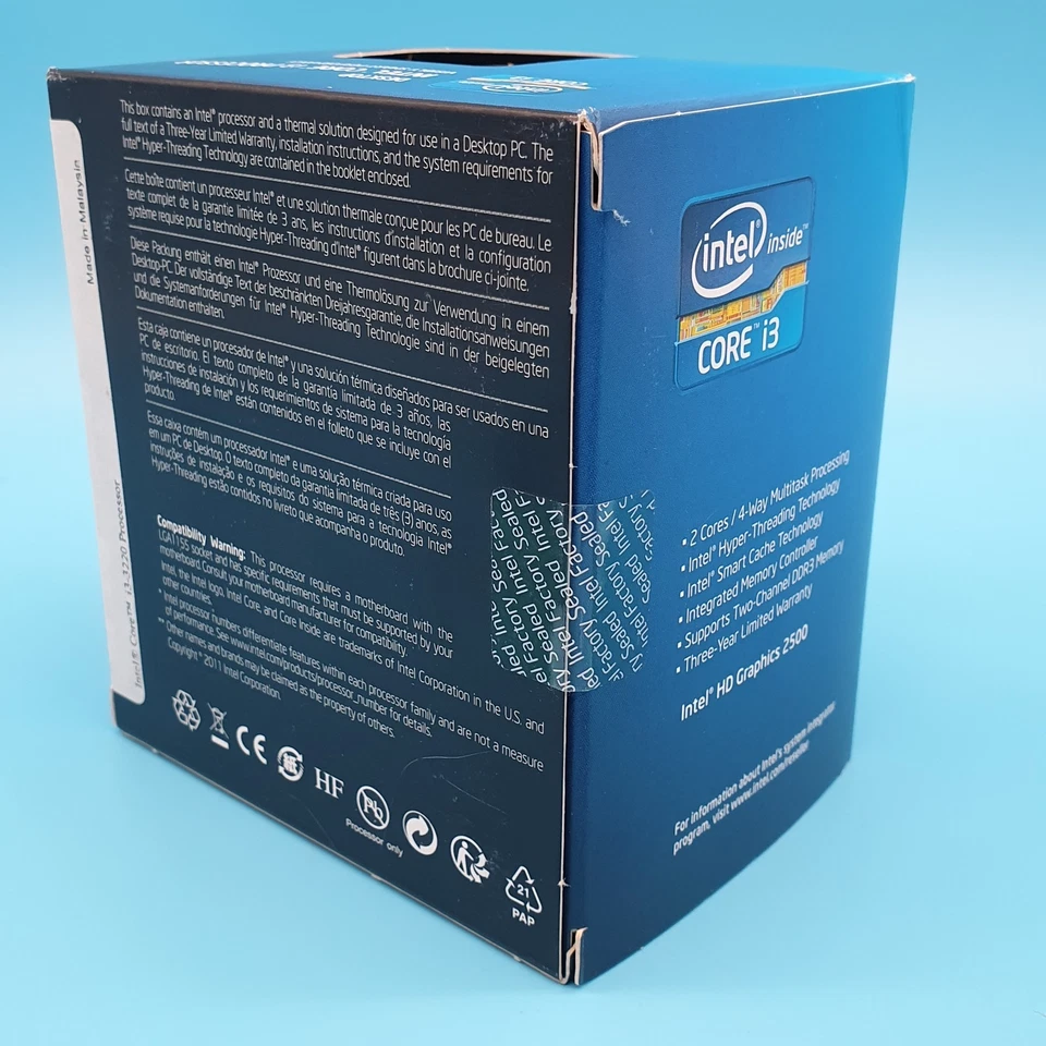 Intel Core i3-3220 CPU 3.30GHz Dual-Core Processor LGA1155 – Brand New Boxed - Image 3 of 4
