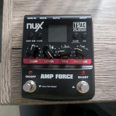 NUX AMP FORCE Digital Multi-Effects Processor Pedal for Electric Guitar