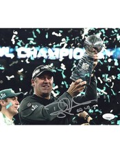 Doug Pederson signed 8x10 Photo Coach Philadelphia Eagles Football