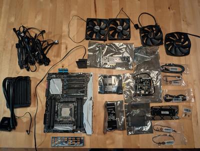ASUS X99-DELUXE II Motherboard - Bundle w/ CPU Intel i7-6850K CPU + Water Cooler