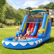 21FT Giant Commercial PVC Inflatable Water Slide Bounce House Pool for Kid Party