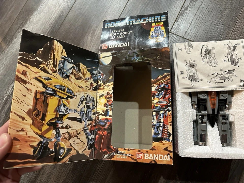 Bandai Robo Machine Gobots SPY-EYE MIB Tonka Super Go Bots Looks new Vintage Jet - Image 2 of 4