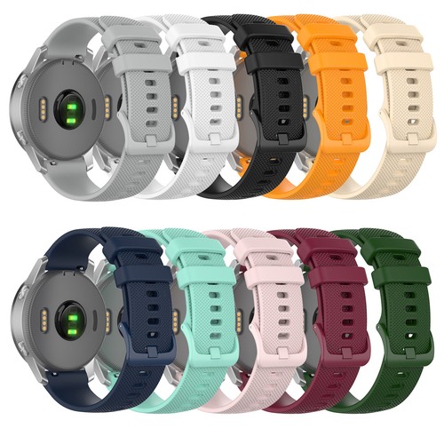 Per Garmin Vivoactive 4S/vivomove 3S Cinturino Orologio in Silicone Banda  Cinghia Sostituzione A2U | eBay